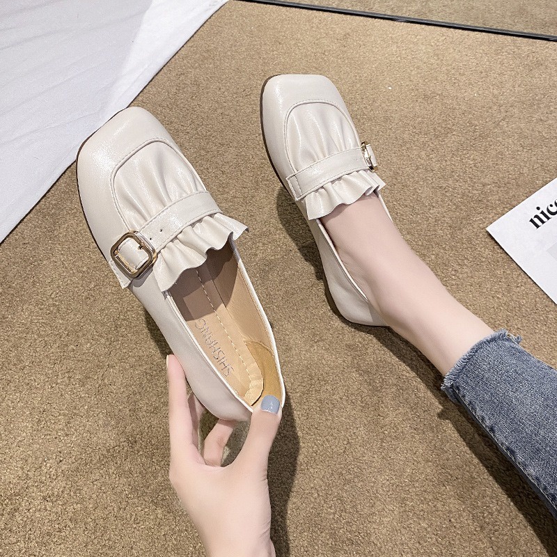 Sepatu Flat Wanita Strap Style Sepatu Kasual Perempuan Terbaru Flat Shoes Simple Import SK-051