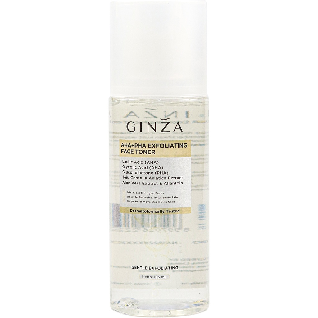 Ginza dermatologically tested face toner 105