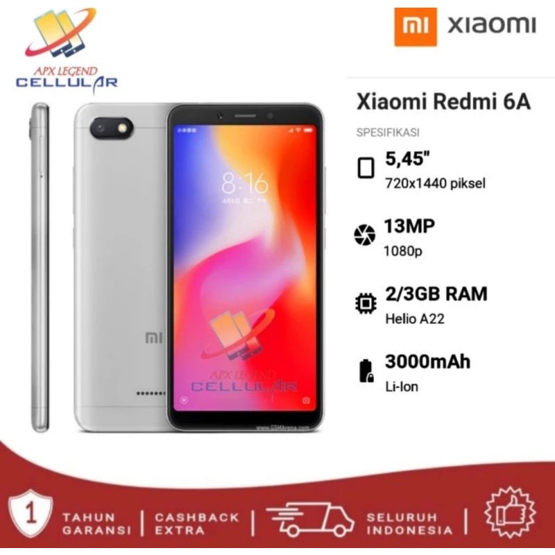 Xiomi Redmi 6a 2/16GB