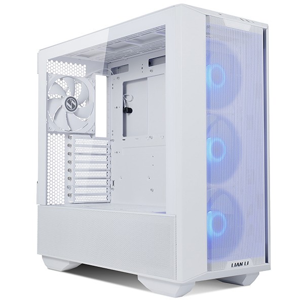 Casing Lian Li Lancool III RGB WHITE - Left &amp; Right Tempered Glass