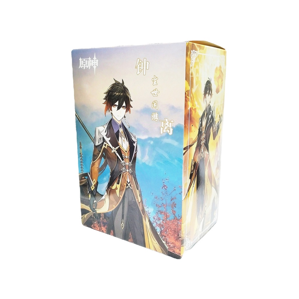 Game Genshin Impact Zhongli 19cm Figures Toy Collectible Model Kids Xmas Gifts