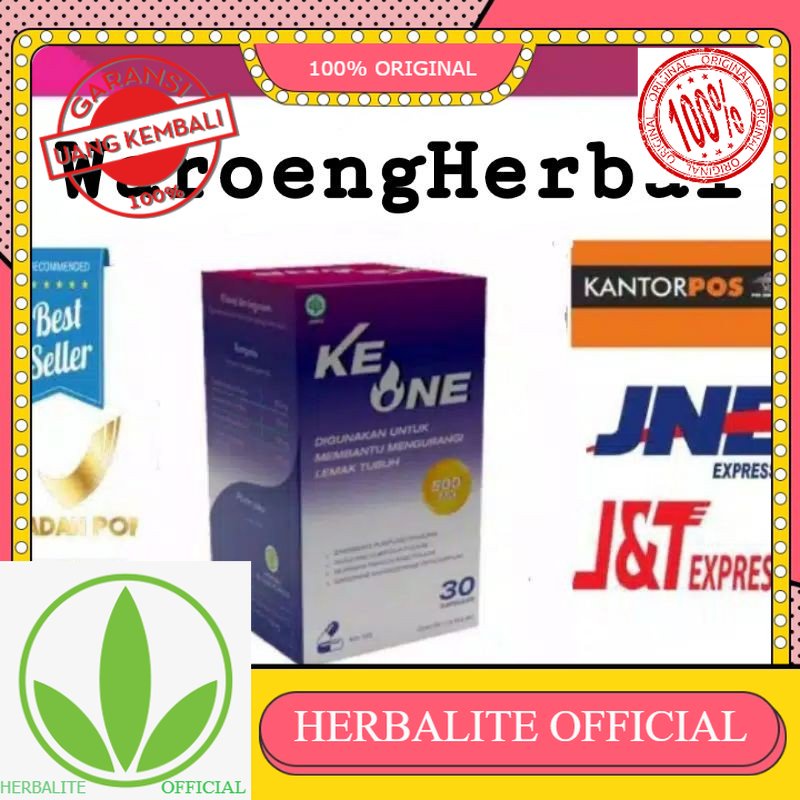 100% ORIGINAL Ke One Asli - KeOne Original Obat Pelangsing Herbal - Obat Diet Penurun Berat Badan As