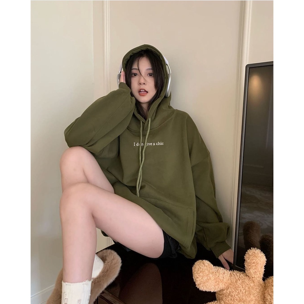 XXL GIVE A CHIC SWEATER HOODIE WANITA OVERSIZE / SWEATER WANITA KOREAN STYLE