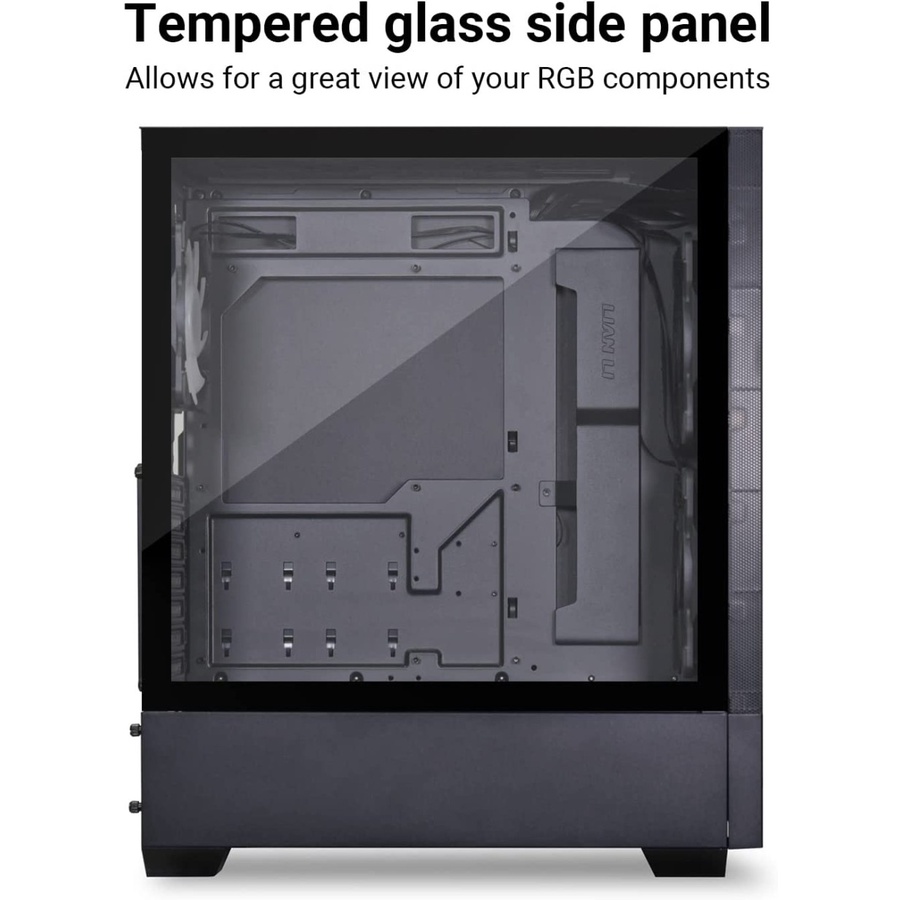Casing Lian Li Lancool 205 Mesh C BLACK - ATX, Tempered Glass
