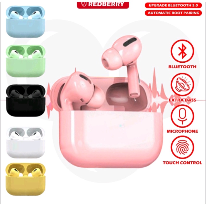 Headset Bluetooth PRO Macaron Earphone