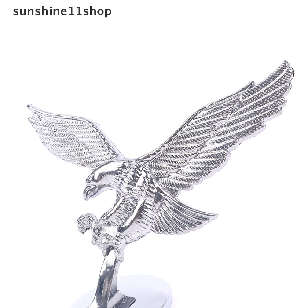 Sho Penutup Depan Mobil Chrome Kap Dekorasi Lencana 3D Emblem Angel Eagle Untuk Mobil Otomatis N