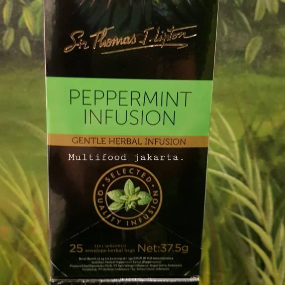 

♡ Lipton peppermint infusion tea ♞