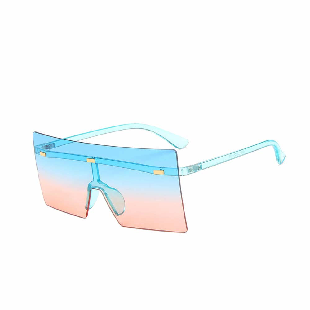 Kacamata UV400 [ Blue Pink ] Anti Radiasi - Sunglasses Wanita dan Pria Korea - HM8161