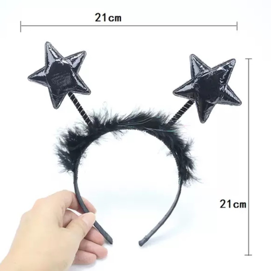 Kids Black Fairy Wing Set Headband 4in1Wing Set Halloween Costume