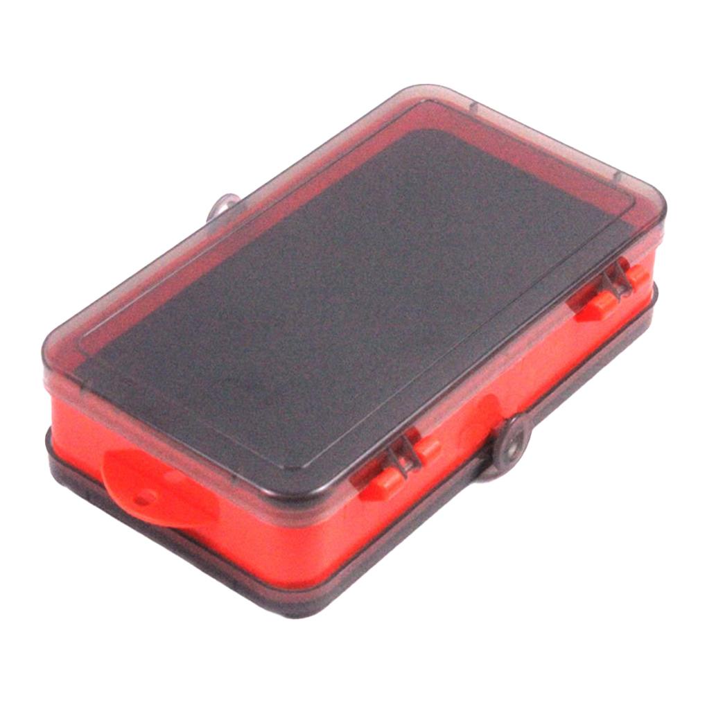Huit Kotak Pancing Penyimpanan Umpan Lure Dua Sisi Tackle Tray Tools Container Clear Hook Gear Outdoor Grids Praktis Portable