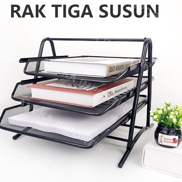 

Update Terheboh Rak Kertas Dokumen Surat 3 Susun - Paper Document Letter Tray 3 Tier