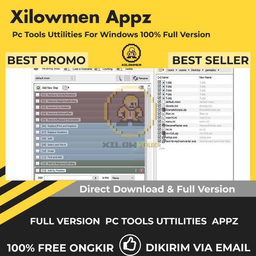 [Full Version] Rename Master Pro PC Tools Software Utilities Lifetime Win OS