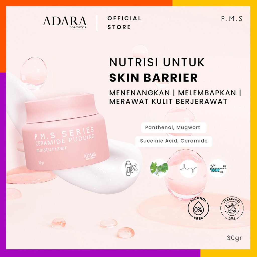 Adara P.M.S Ceramide Pudding Moisturizer