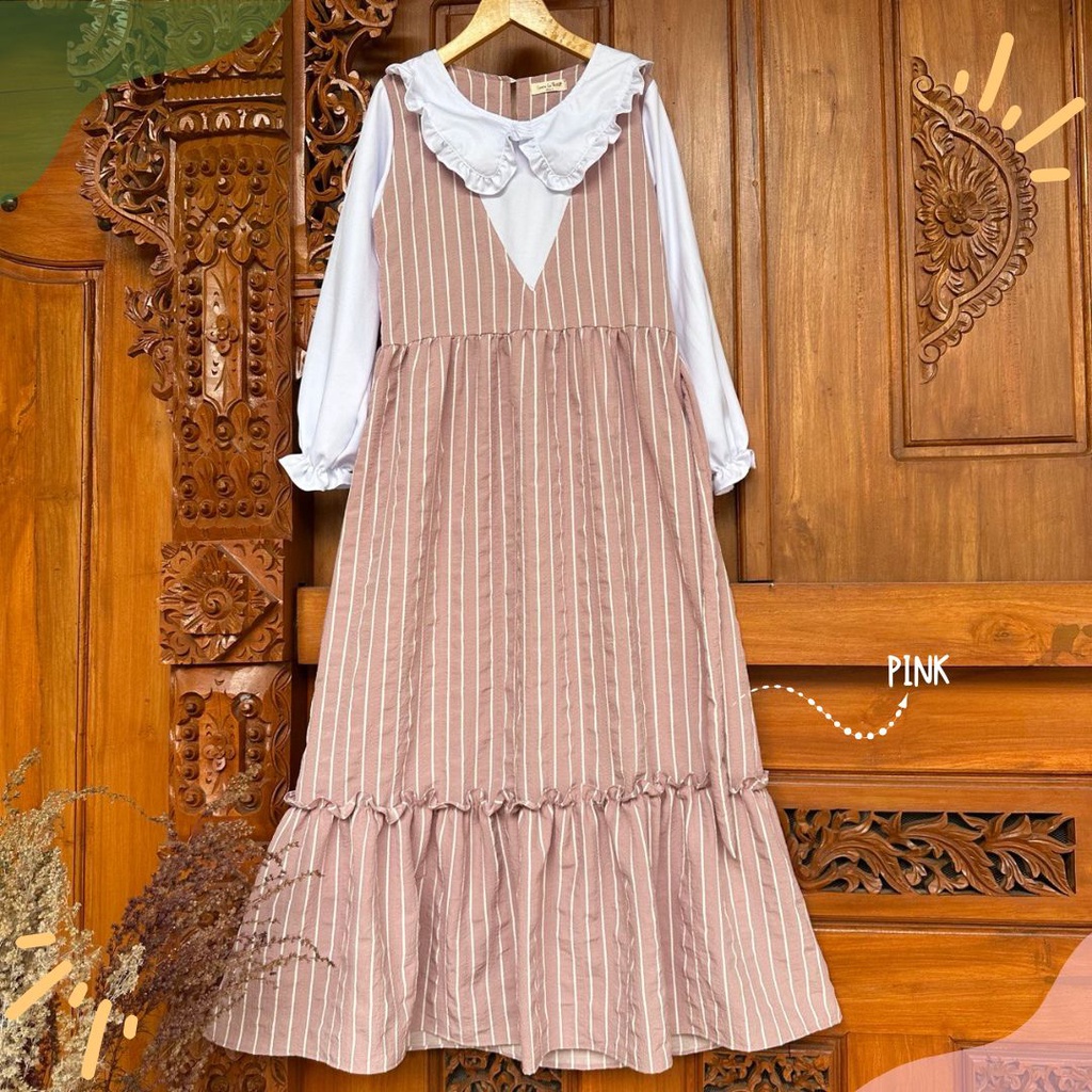 Gamis Anak / Gamis Anak Perempuan / Baju Muslim Anak Perempuan SALUR Laurakids 5 - 15 TAHUN