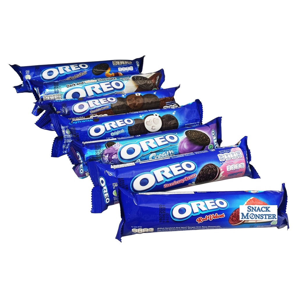 

Oreo Sandwich Roll Red Velvet All Varian - Netto 123 gr