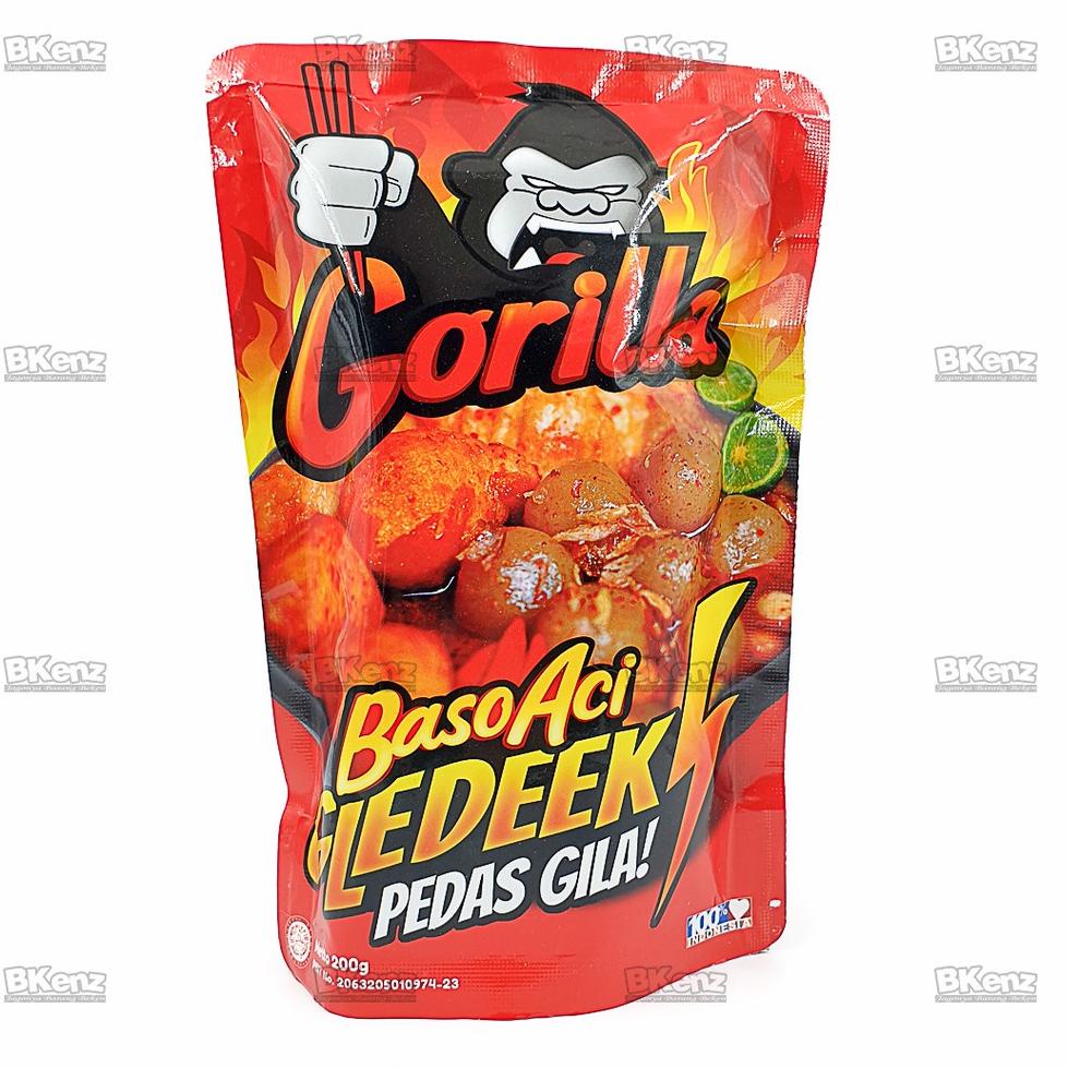 

G24 Gorilla Baso Aci Geledek dan Gorila Bakso Aci Tulang Rangu dan Urat PROMO ぃ