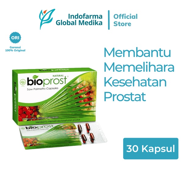 Bioprost Dus 30 Kapsul / Obat Herbal Kanker Prostat