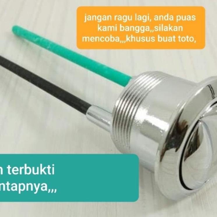 ★ Tombol kloset dua flash, bisa buat toto cw420j, cw660nj, cw860j, cw821j, cw868j, dll ☇