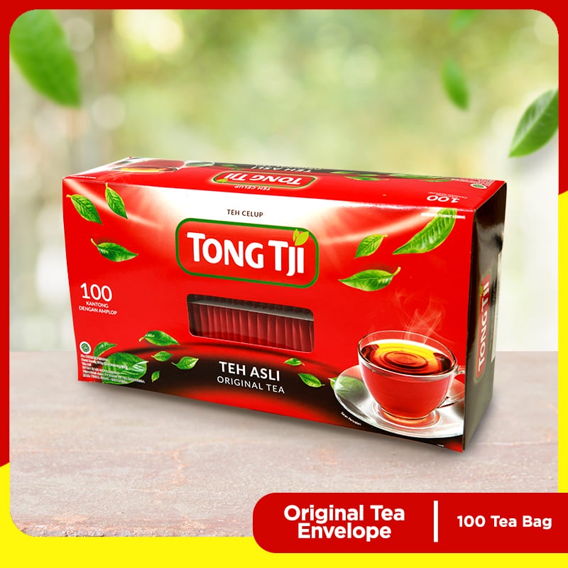 Tong Tji Black Tea / Teh Hitam dgn Amplop 100s, Teh Celup per Pack