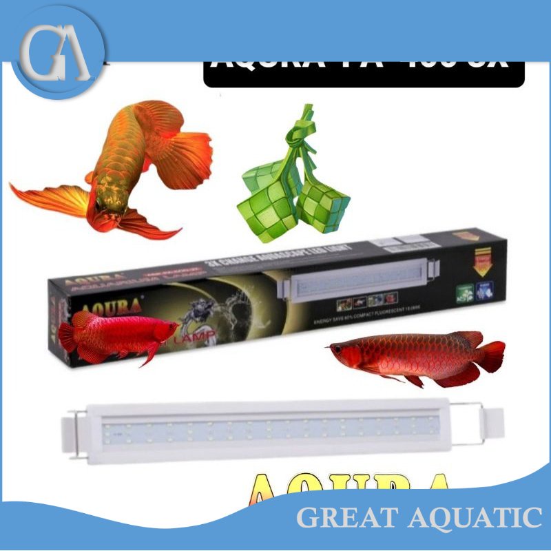 AQURA ASP PA 400 3 KALI GANTI MODE LAMPU AQUARIUM LAMPU LED  40 CM