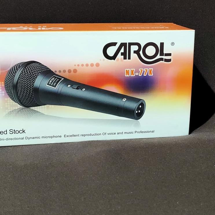☋ Mic vocal/mic kabel carol nk 77 original ✷