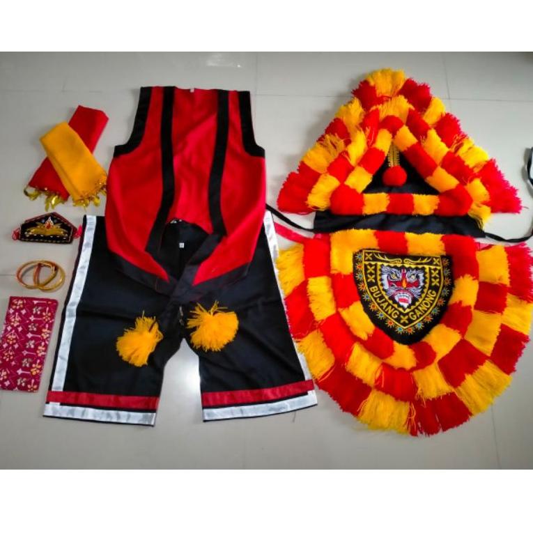 BEST SELLER H27 Baju bujang ganong komplit. baju ganong. baju ganong murah. baju ganongan. baju pujo