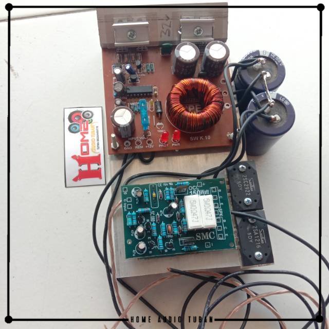 Kit driver power amplifier mobil 12V siap pakai HAT