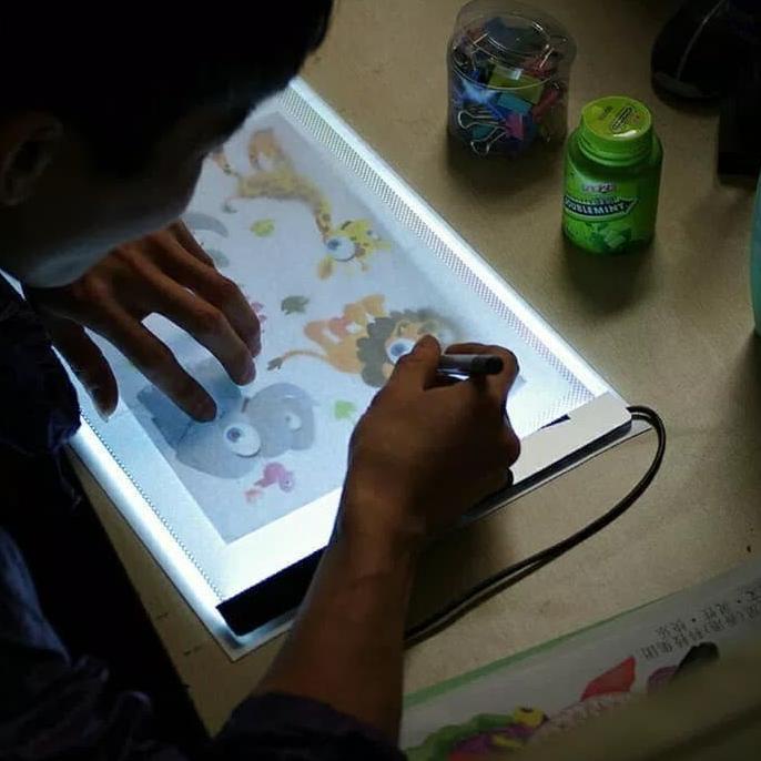 

Drawing Tracing A3 Copy Board Papan Jiplak LED Light Pad Gambar Slim