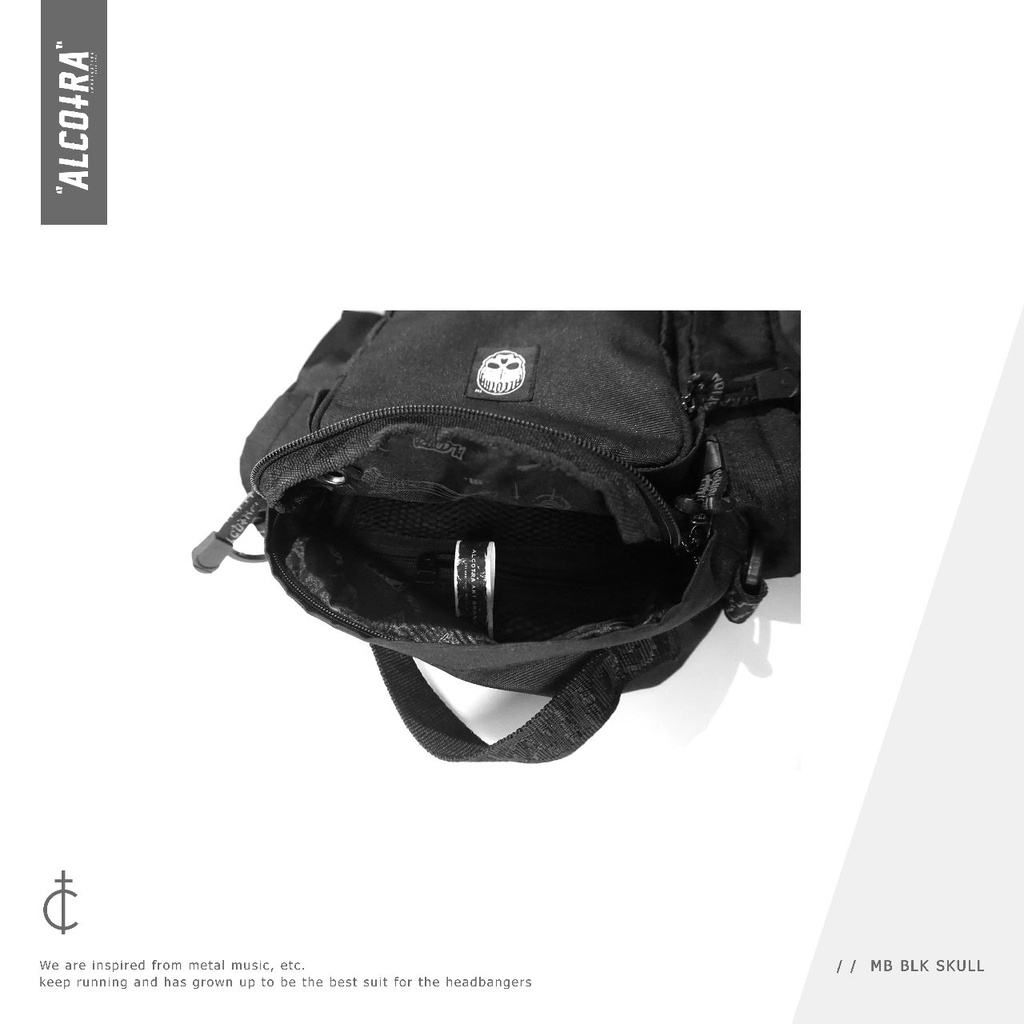 MB BLK SKULL
