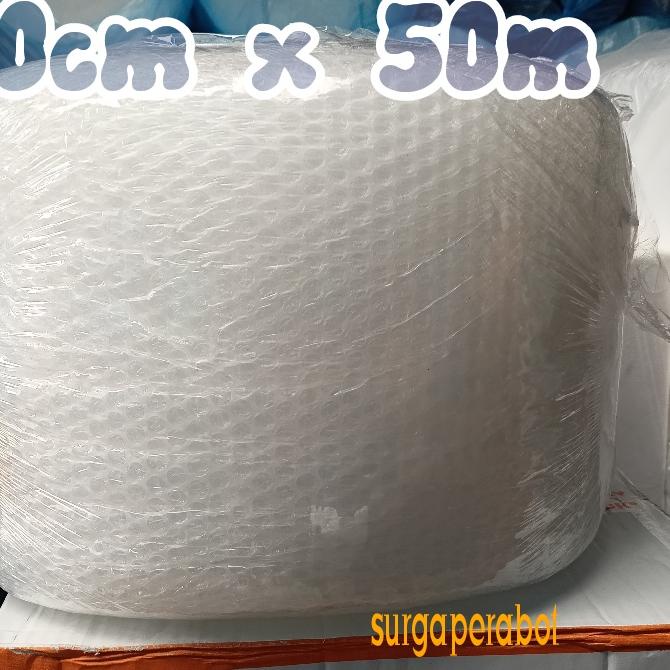 

Import ✨Terbaik✨ BUBBLE WRAP BENING 30CM X 50M BABLE MURAH PUTIH BUBLE PLASTIK ROLL 