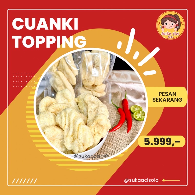 

CUANGKI LIDAH TOPPING BASO ACI