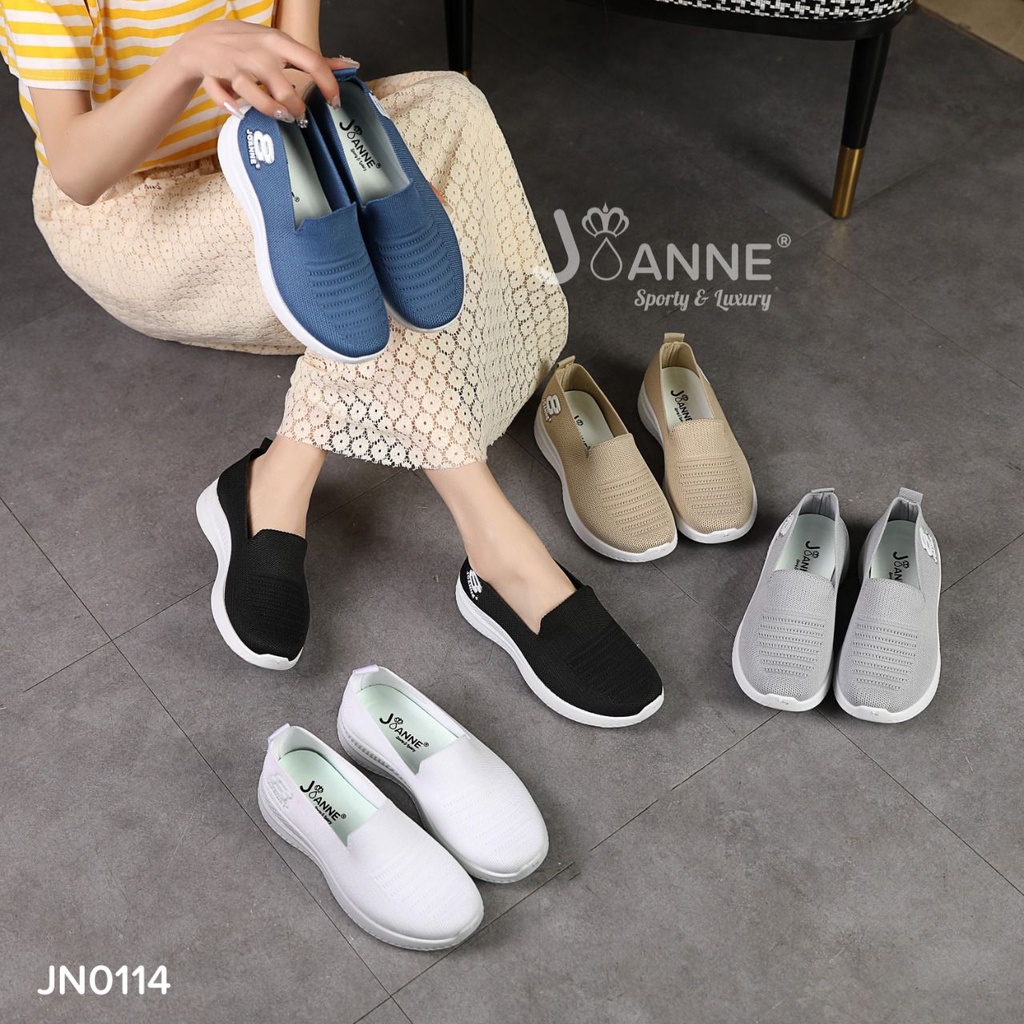 JOANNE Slip On Sneakers Shoes #JN0114 ORIGINAL