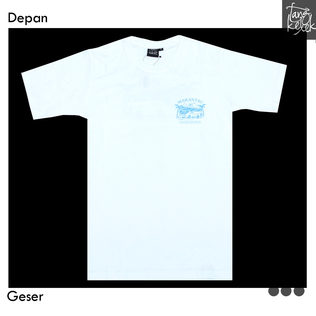 Tangkelek Baju Kaos Marantau NPM Warna Putih