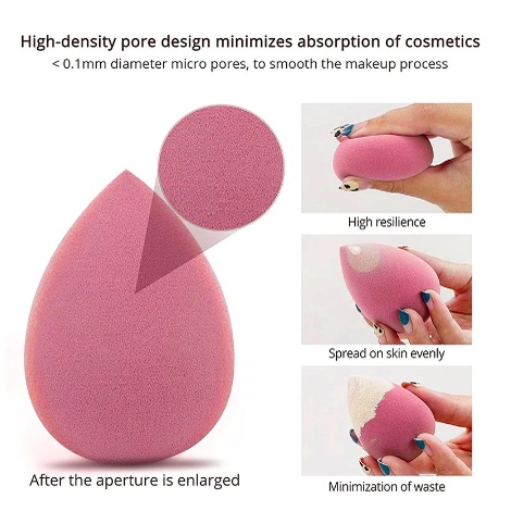 Make Up Sponge Beauty Blender Box isi 4 Pcs Spons Best Quality Spon