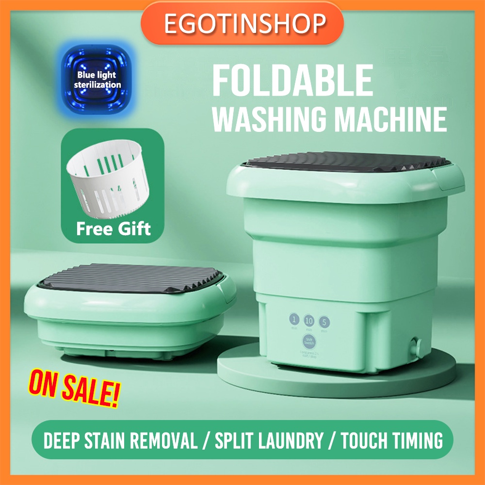 Mesin Cuci Mini Portable Mesin Cuci Lipat Mini Folding Washing Machine Mesin Cuci Kecil KAPASITAS 2,5kg 4,5L