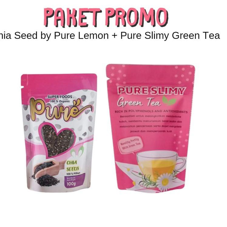 

✤ Paket Promo Chia Seed 100 gr + Green tea 30 gr (1 CHSD + 1 GT) ◌