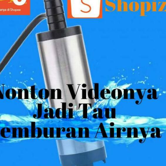 ➣ Pompa air/ pompa celup mini / pompa air cuci motor mobil BIRU ❀