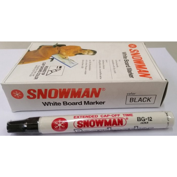 

BISA COD Spidol Snowman BG-12 Whiteboard - 1 lusin