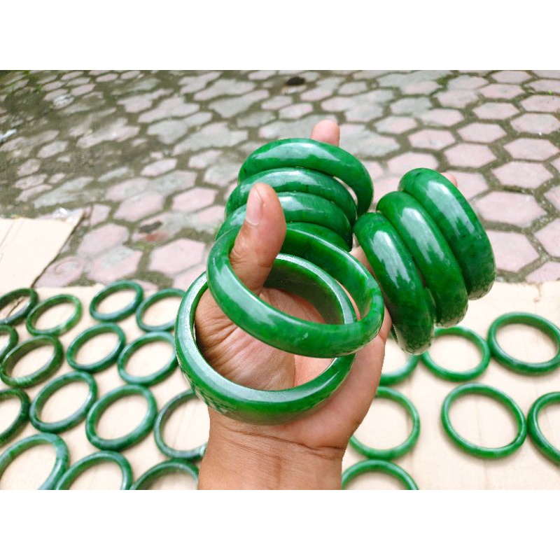 Gelang Batu Giok Aceh Super 1095