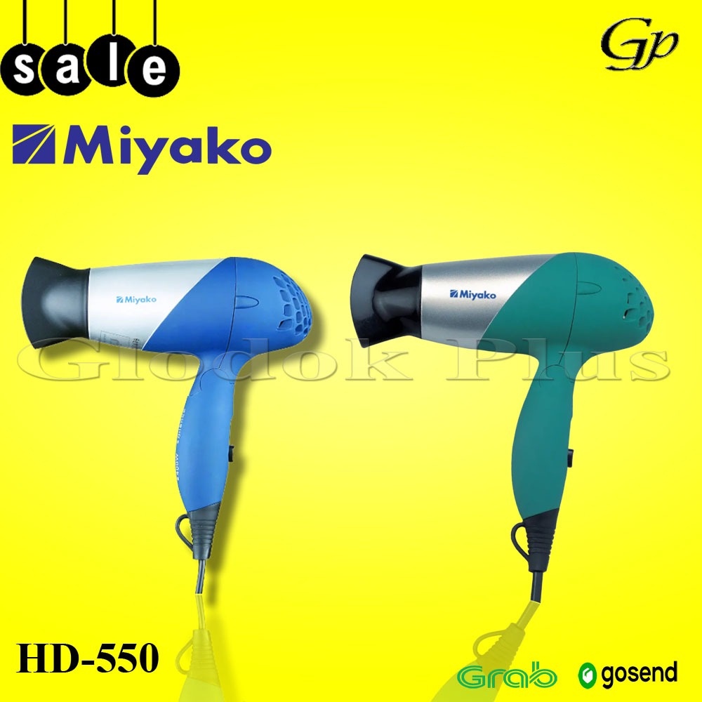 Miyako Hair Dryer HD-550 pengering rambut hd550 550g 550b