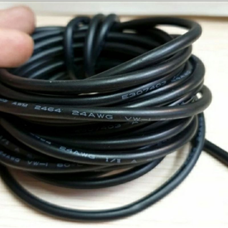 Kabel Awg24 isi 2 kabel awg 24 2jalur jual per/10meter