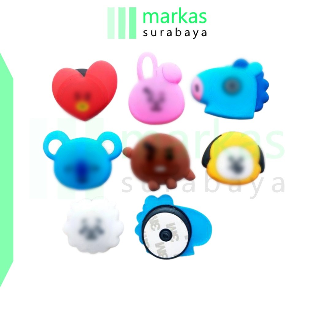 MARKAS Pop Socket  Karakter 3D  Phone Holder Aksesoris HP Popsocket