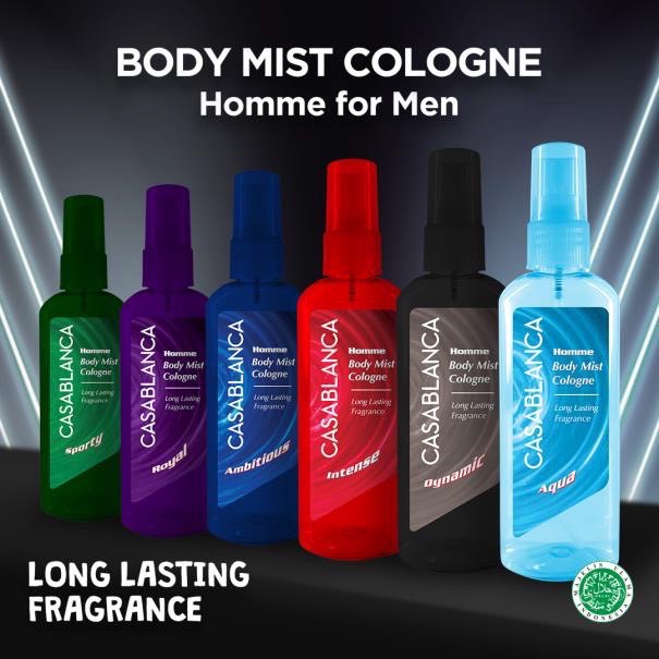 Casablanca Body Mist  Cologne Pria 100 ml
