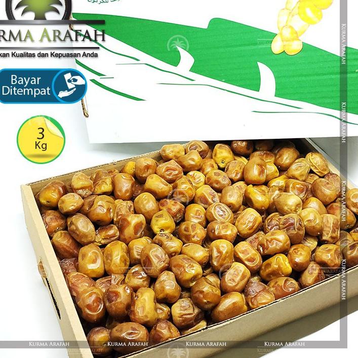 

Kurma Sukari / Kurma raja 3 Kg - Terbaru