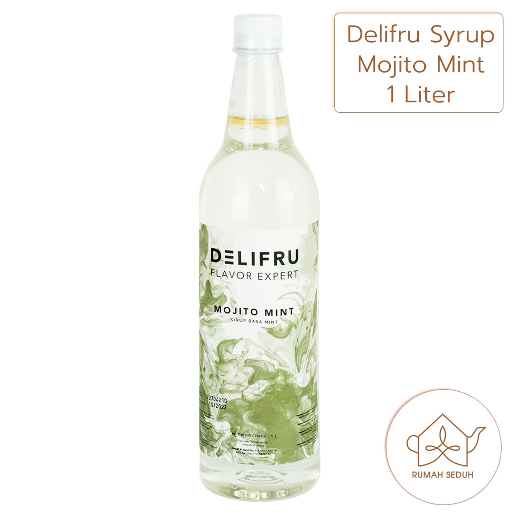 

Delifru Mojito Mint Syrup 1L - Sirup Mojito Mint 1000mL