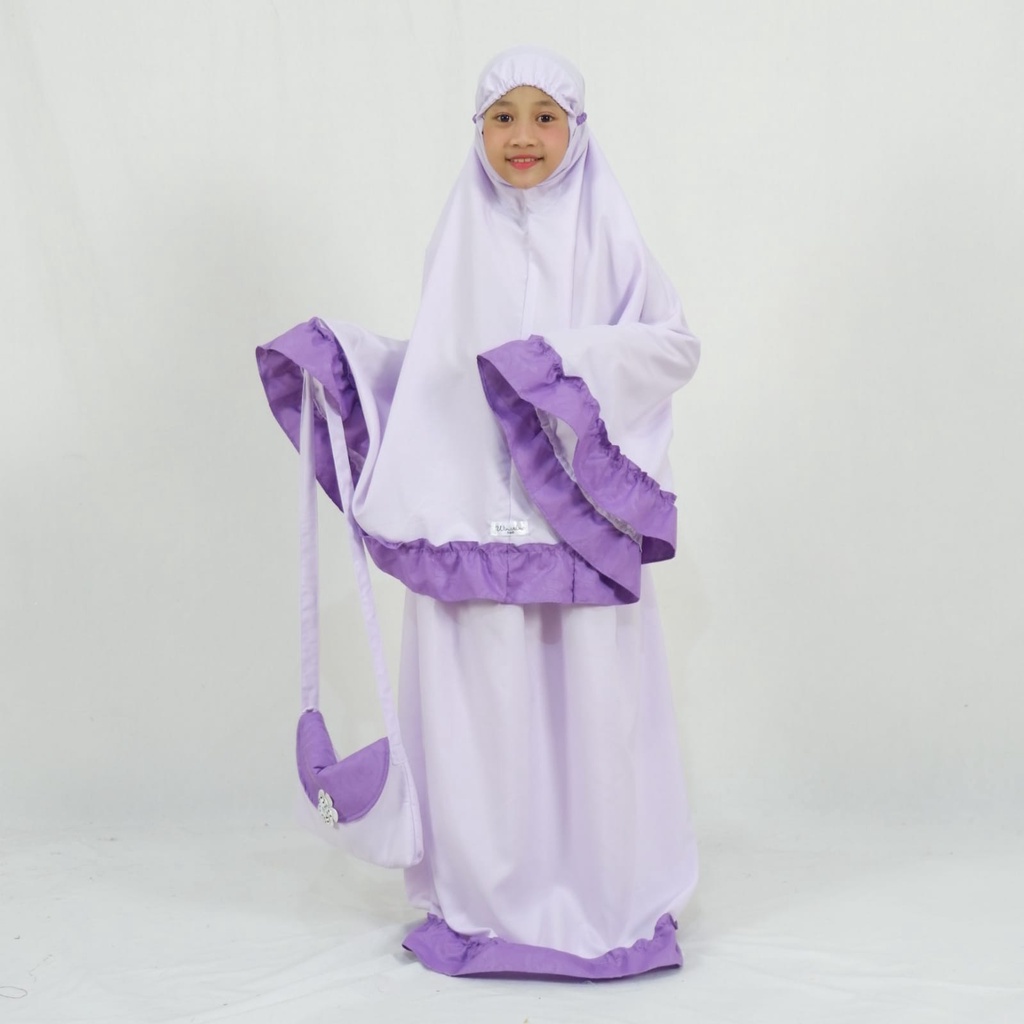 MUKENA ANAK KARAKTER MOTIF CANTIK DAN LUCU