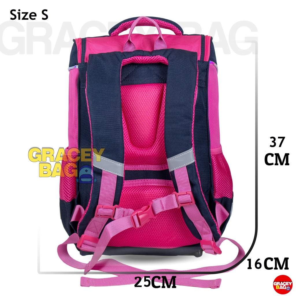 GB-F006 Tas Ransel Sekolah untuk Anak Perempuan Premium Import