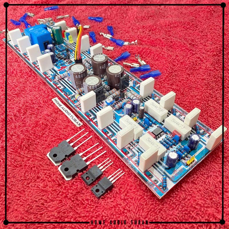 Kit Driver Amplifier TBM LOW SUB 2U plus INBAL PROTEKTOR dan LED CLIP