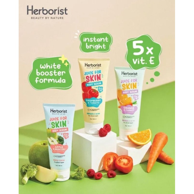 Herborist Body Lotion Just For Skin Body Serum 180ml