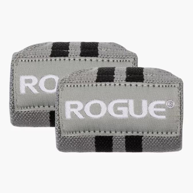 ROGUE Wrist Wraps Gray &amp; Black Authentic Wrap Support Straps Grey Abu